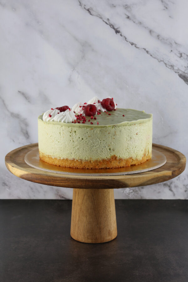 Pisztácia-málna mousse Pisztácia-málna mousse