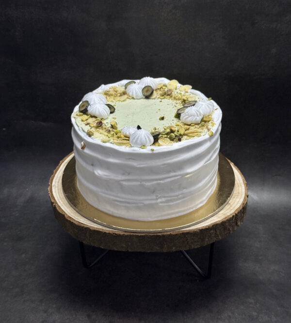 Mandulás-pisztácia torta cukormentes